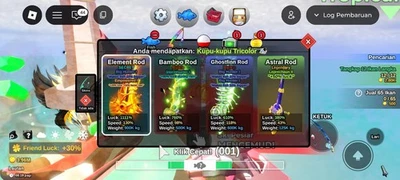 Account Elemental Rod + Singularity Bait | Fish it Roblox ⚡⚡FAST SEND⚡⚡ - Image 1 of 2