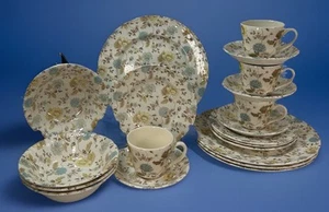 4 Place Settings CLOVER Royal Tudor Grindley of Stokes Dinnerware 20 Pcs Exc Con - Picture 1 of 14