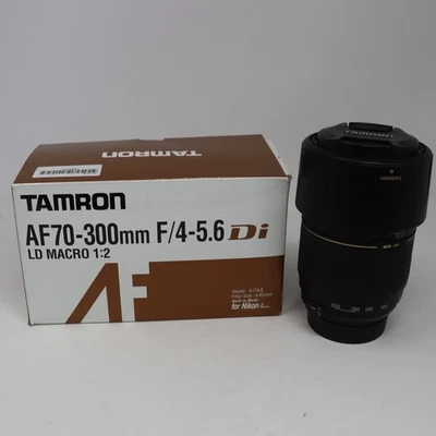 Tamron 70-300mm f/4.0-5.6 Di VC A17 N2 Lens For Nikon DSLR w/lens protector - Image 1 of 3