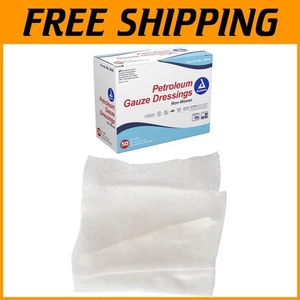 Sterile Petroleum Gauze Dressing 3" x 9", Pack of 50 - Picture 1 of 9