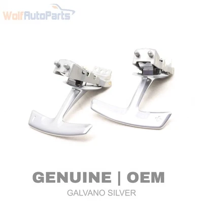 2015-2024 PORSCHE MACAN - Steering Wheel Shift Lever / Paddle SET 95B998540A - Image 1 of 4