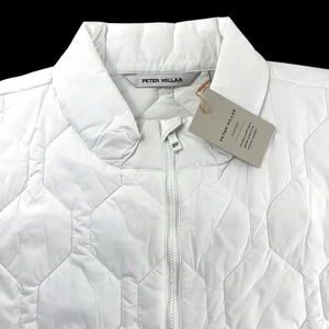 Peter Millar Crown Sport Quilted Hexagonal Full Zip Vest Jacket Gilet $250 XL - Picture 1 of 9