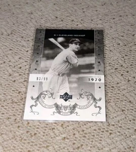 2005 LOU BOUDREAU UPPER DECK HALL OF FAME SILVER /99 (INDIANS) - Picture 1 of 1