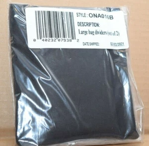 Divisores de bolsa para cámara ONA (par, grandes) negros - Imagen 1 de 2