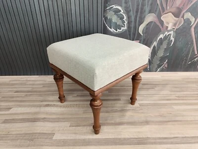 Hallway bench, Ottoman for bedroom, Retro bench, Upholstered bench, Dining bench - Image 1 of 4
