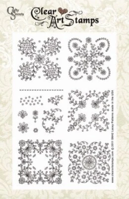 PATRONES DE ENCAJEY - Secretos astutos - Colección de colección conmovedora - Estampillas artísticas transparentes Foto 1 de 2