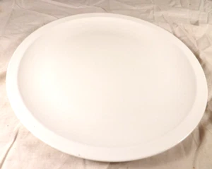 1 Chop Plate, Serving Platter 12" Corning Centura Pyroceram White Narrow Rim - Picture 1 of 3