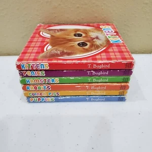 T Bugbird Animal Board Books Set of 6 Educational - Picture 1 of 5