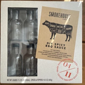 Smokehouse by Thoughtfully DIY Spicy BBQ Sauce Kit - bottles, funnels, spices… - Picture 1 of 2