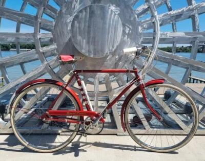 1969 Vintage Hercules AMF Nottingham Inglaterra Príncipe Real Bicicleta Nunca Usada NOS - Imagem 1 de 4