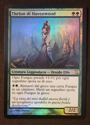 MTG FOIL SPANISH Thelon of Havenwood - Time Spiral Magic Card # 227 LP - Image 1 of 2