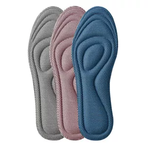 5D Memory Foam Orthopaedic Massage Insoles For Shoes Women Men Sports Soft NEW , - Picture 1 of 14