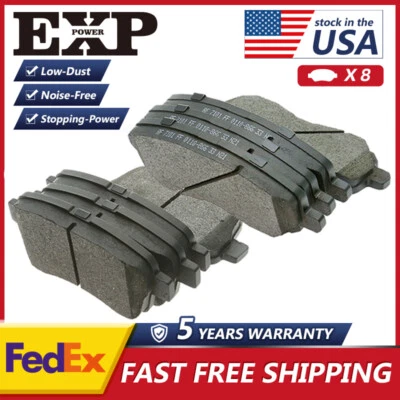 For Mitsubishi Outlander + Sport FRONT REAR Ceramic Disc Brake Pad Set Foto 1 de 4