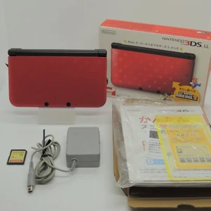 Consola Nintendo 3DS LL XL New Super Mario Bros Pack 2 de Japón Casi Como Nueva - Imagen 1 de 16