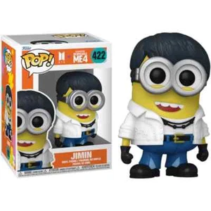 DESPICABLE ME 4 MINIONS X BTS JIMIN 3.75" POP VINILO FIGURA FUNKO 422 - Imagen 1 de 3