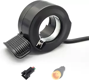 Ebike 130X Thumb Throttle 24V 36V 48V 60V 72V Right/Left Hand Sm/Waterproof Conn - Picture 1 of 12