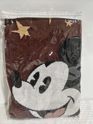 Mickey Mouse Walt Disney World Fringe Throw Blanket By Mohawk Home NEW - Image 1 of 4
