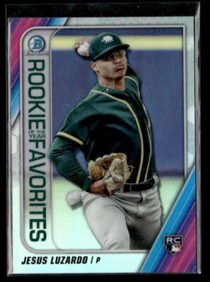 Jesus Luzardo RC - 2020 Bowman Chrome Rookie of the Year Favorites #ROYF-JL - Image 1 of 2