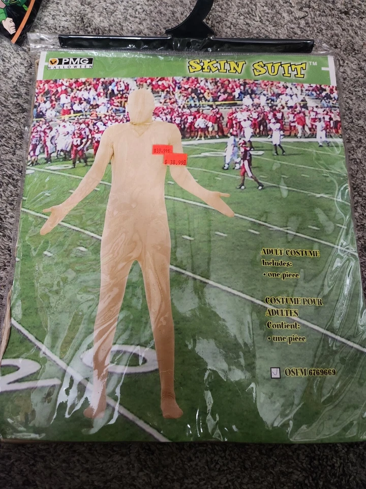 Adult Skin Suit Halloween Costume One Size PMG  2011 New  - Image 1 of 4
