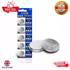 Licb CR2032 Battery 3V Lithium 5PCS - Picture 1 of 5