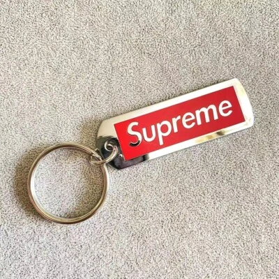 Supreme S/S 2013 Llavero Etiqueta Metal 1 Rojo Pulido Caja Logo Nuevo Foto 1 de 3