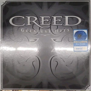 Creed Greatest Hits Vinyl LP Walmart Exclusive Limited Blue Marble Sealed - Picture 1 of 2