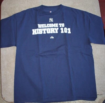 2000 NY Yankees World Series Ring, T-Shirt, 2XL, History 101, Double-Sided. - Image 1 of 3