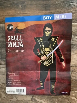 Disfraz de Halloween ninja para niño talla mediana 8 niño Foto 1 de 4