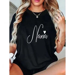 Women's Soft T-shirt - Round Neck Short Sleeved, The Perfect Gift for Grandma - Picture 1 of 12
