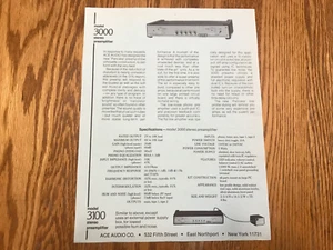 Ace Audio  Model 3000 preamp - Picture 1 of 2