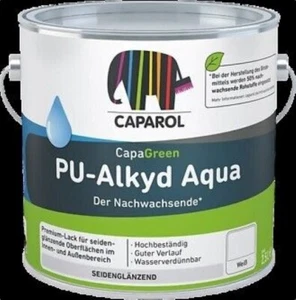 Caparol LL CG PU-ALKYD AQUA 2,5 L blanco pintura de cierre seda brillante - Imagen 1 de 1