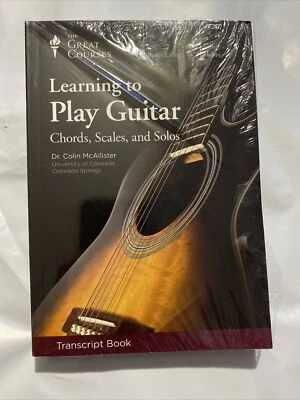 Great Courses Transcript Learning to Play Guitar Chords, Scales, and Solos NEW - Image 1 of 3