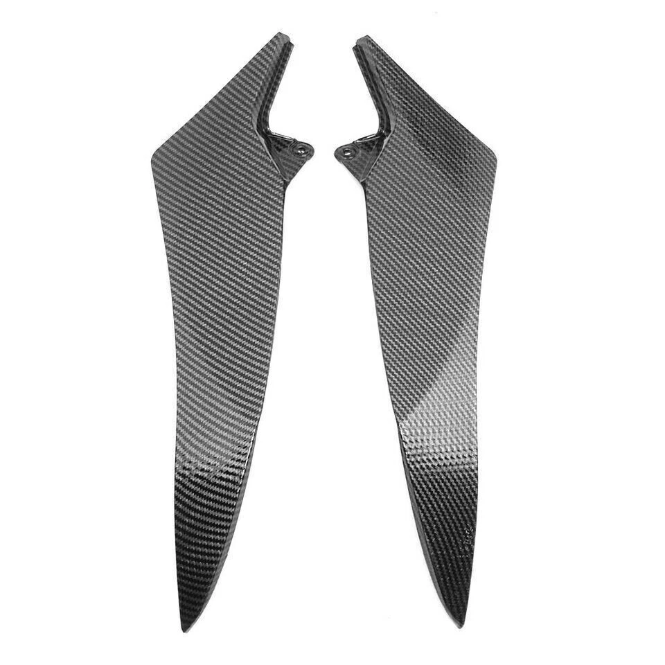 Cubierta lateral del tanque de gasolina de fibra de carbono cubierta de carenado cubierta para Yamaha YZF R1 2009-2014 Foto 1 de 4