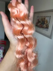 OOAK Doll Head Reroot Wavy Hair 30g Saran - Picture 1 of 2