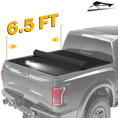 6.5FT Soft Roll Up Tonneau Cover Truck Bed For Ford F150 F-150 Heritage 97-04 - Image 1 of 4