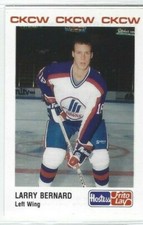 1990-91 Moncton Hawks (AHL) Larry Bernard