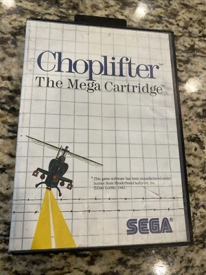 Choplifter (Sega Master System, 1986) Near Complete 🔥 - Image 1 of 4