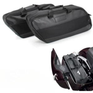 Für Harley Touring Modelle 1993-2018 Gefüttert Satteltaschen Motorrad Zubehör - Bild 1 von 11
