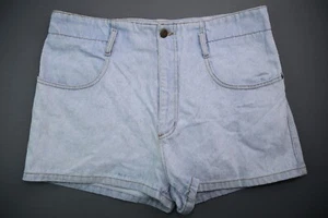 Pantalones cortos de jean Bebop vintage para mujer cintura alta lavado ligero garra hechos en EE. UU. talla 11 (32x1) - Imagen 1 de 9
