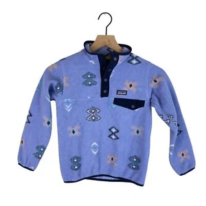 Patagonia bohemian geometric allover print quarter snap pullover sweater - Picture 1 of 12