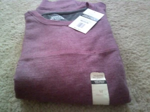 North Hudson Outfitters Mens Long Sleeve Burgundy Shirt Size M - Picture 1 of 2