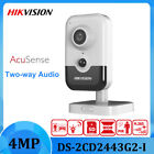 Hikvision 4MP AcuSense PoE IP Cube Kamera DS-2CD2446G2-I 2-drożne gniazdo kart audio SD