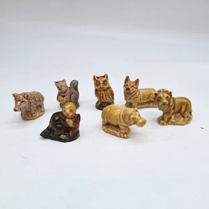 Wade Whimsies animales miniatura ardilla león hipopótamo búho castor jabalí corgi perro - Imagen 1 de 9