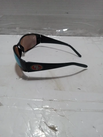 San Francisco 49ers Black Wrap Sunglasses With logo Cover