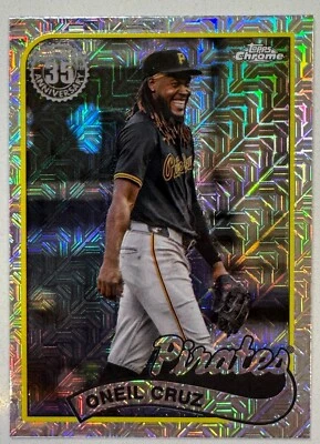 2024 Topps Update Series - 1989 Topps Chrome Silver Pack Oneil Cruz #T89-CU-48 - Image 1 of 2