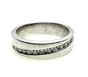 18ct White Gold Diamond Ring 18K White Gold Diamond Ring Statement Ring For Her - Picture 1 of 23