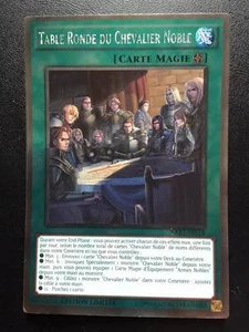 Carte Yu-Gi-Oh! NKRT-FR018 Table Ronde du Chevalier Noble (Platinum Rare) - Imagen 1 de 1