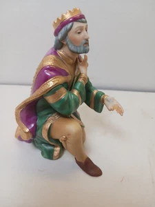 Franklin Mint 1989 Krippe Gaspar Figur - König Weiser Mann - Daumen beschädigt - Bild 1 von 12