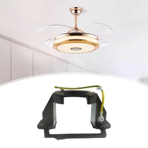 Ceiling Fan Mounting Bracket Mount Bracket Black Base Heavy Duty Stable Patio - Picture 1 of 7