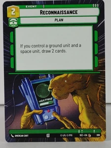 Reconocimiento Hiperespacio Guerra de las Galaxias Ilimitado Secretos de Poder #389 -A - Imagen 1 de 6